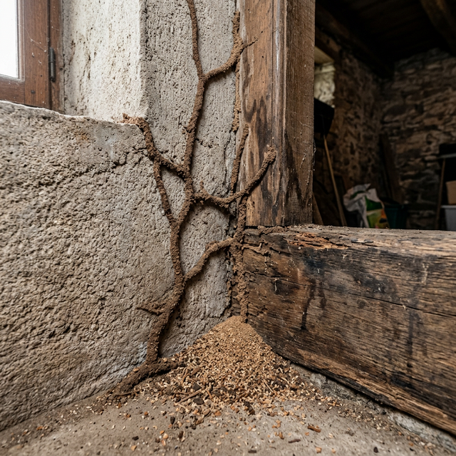 Comment détecter une infestation de termites dans votre maison
